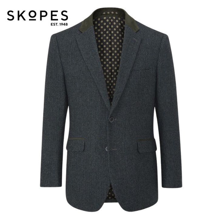 Skopes Newsam Teal Tweed Jacket Green