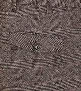 Skopes Oscar Brown Check Suit Trousers Brown