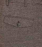 Skopes Oscar Brown Check Suit Trousers Brown