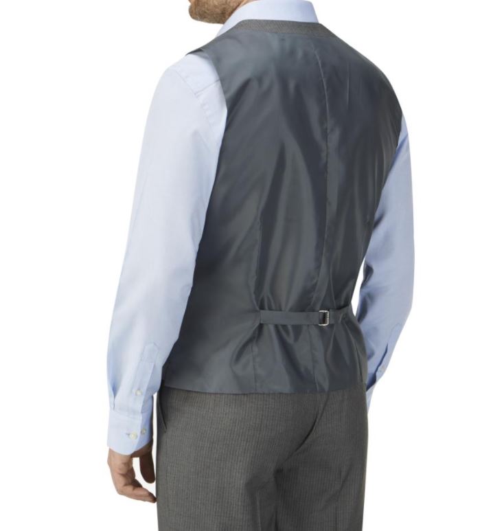 Skopes X-Long Pedley Grey Waistcoat Grey