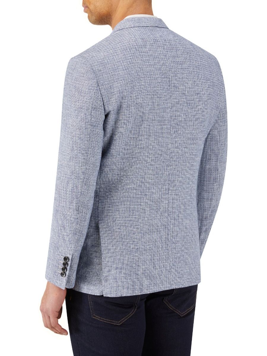 Skopes Portale Blue Basketweave Jacket Blue