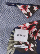 Skopes Portale Blue Basketweave Jacket Blue