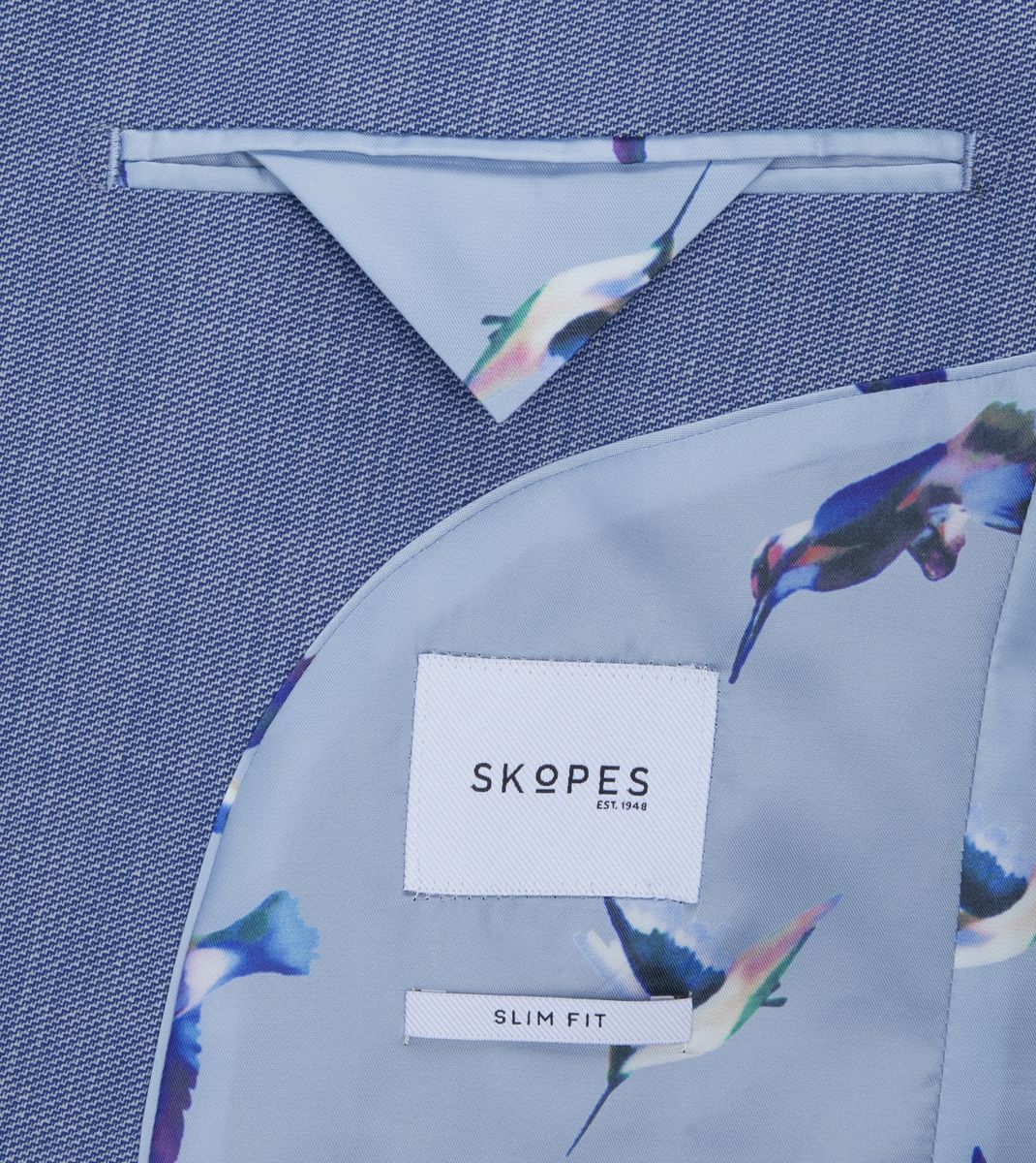 Skopes Redding Sky Blue Jacket Blue
