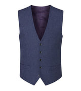 Skopes Ruthin Blue X-Long Waistcoat Blue