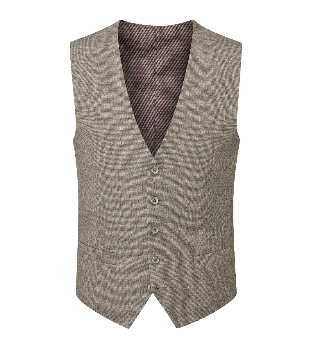 Skopes Ruthin Stone X-Long Waistcoat Beige