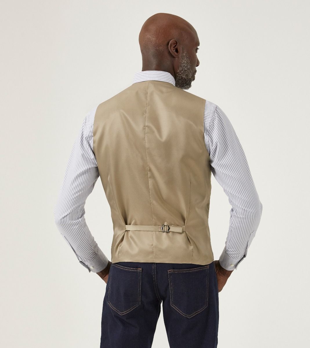 Skopes Ruthin Stone X-Long Waistcoat Beige