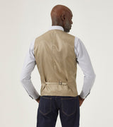 Skopes Ruthin Stone X-Long Waistcoat Beige