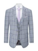 Skopes Stark Blue Check Jacket Blue