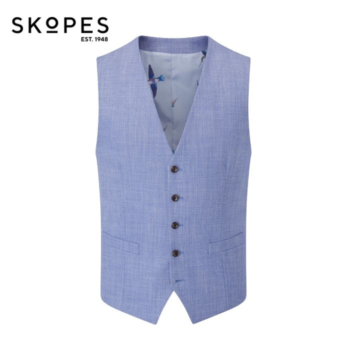 Skopes Redding X-Long Sky Blue Waistcoat Blue