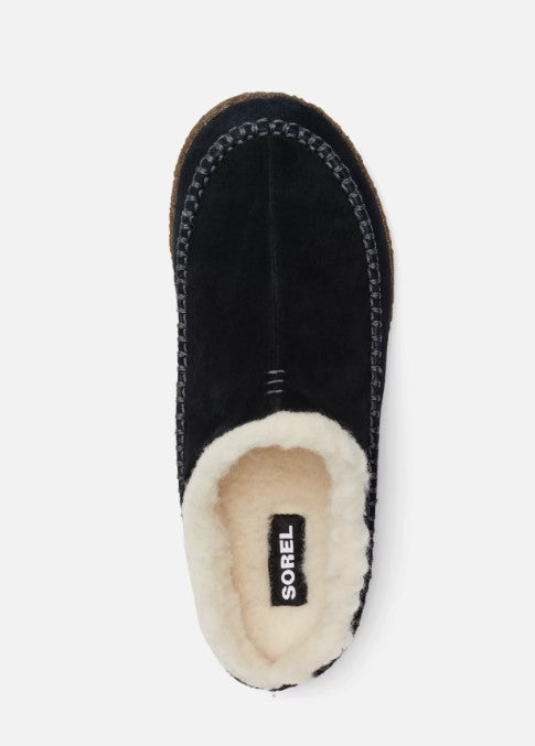Sorel Lanner Ridge Lined Black Slippers Black