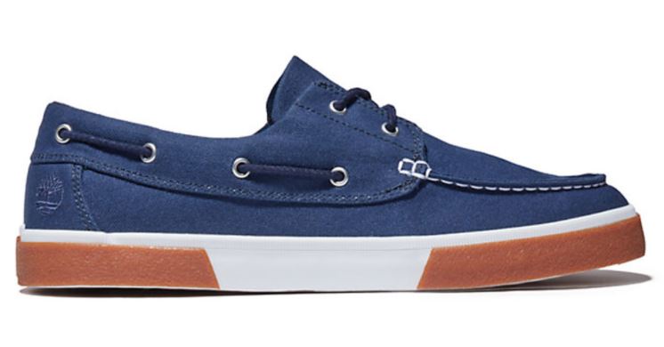 Timberland Eye Boat Canvas Shoes Navy