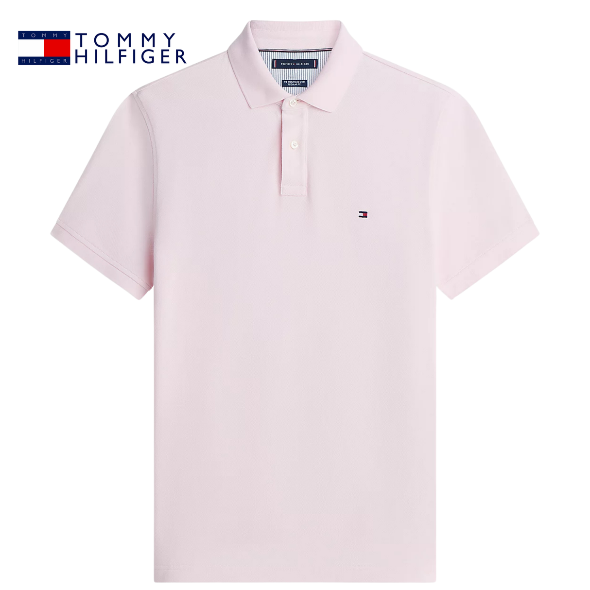 Tommy Hilfiger 1985 Pink Lily Polo Shirt Pink