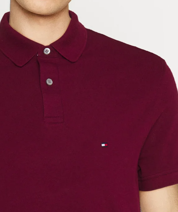 Tommy Hilfiger 1985 Deep Rouge Polo Wine