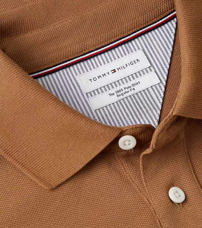 Tommy Hilfiger 1985 Tawny Polo Shirt Brown