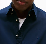 Tommy Hilfiger Poplin Flex Navy Shirt Navy