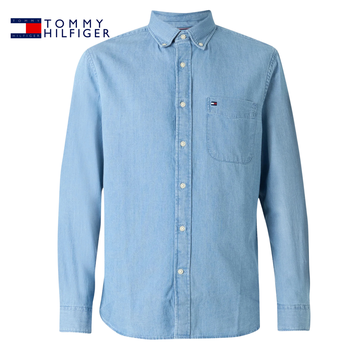 Tommy Hilfiger Bedford Indigo Shirt Blue