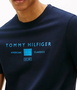 Tommy Hilfiger Brand Love Navy Tee Navy