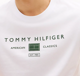 Tommy Hilfiger Brand Love Logo White Tee White