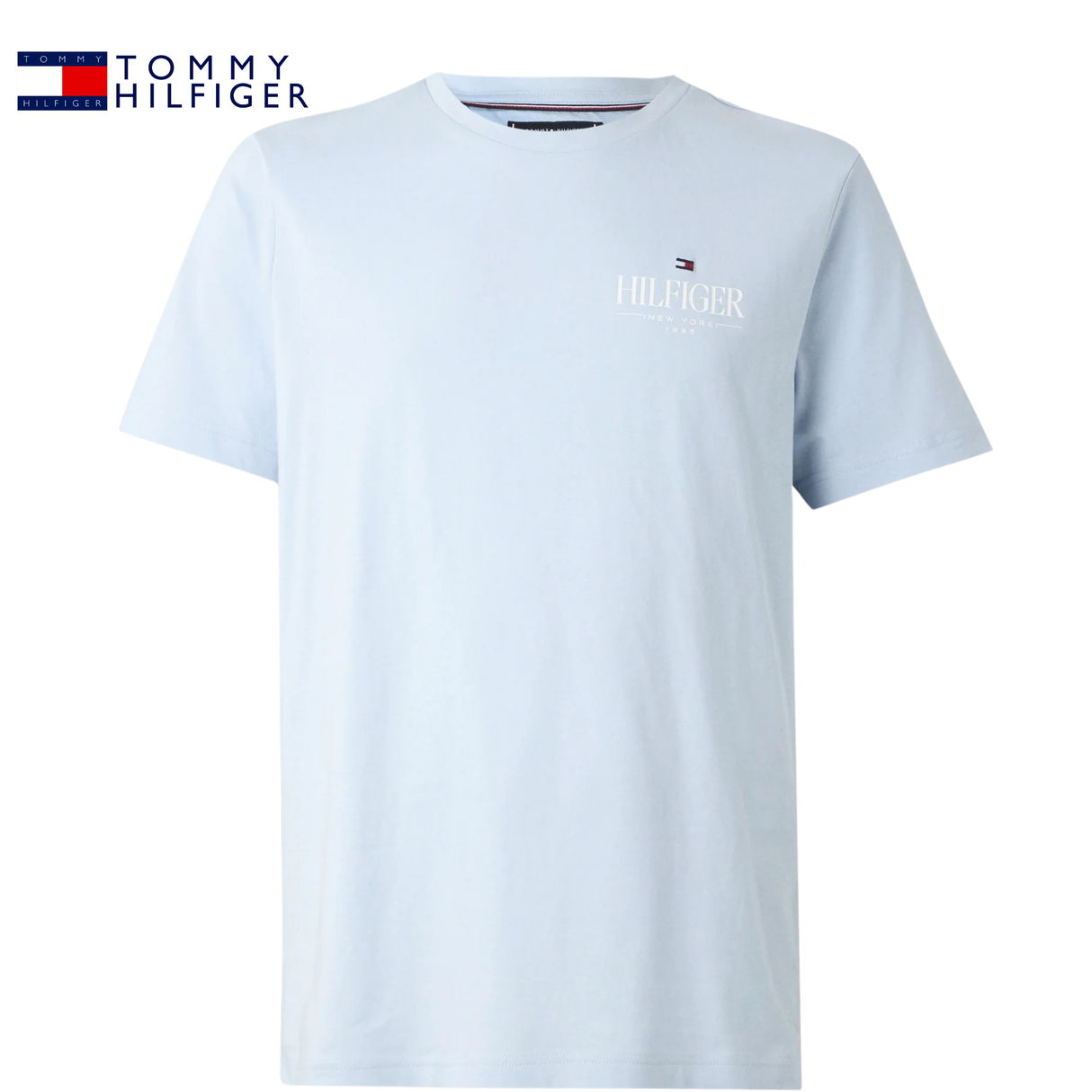 Tommy Hilfiger Stack Breezy Blue T-Shirt Blue