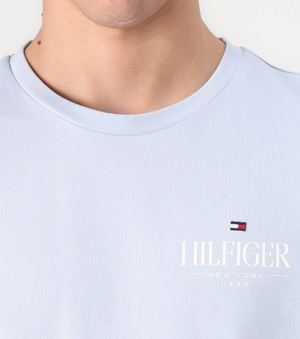 Tommy Hilfiger Stack Breezy Blue T-Shirt Blue