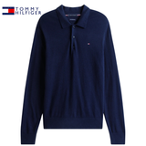 Tommy Hilfiger Cashmere Long Sleeve Polo Navy