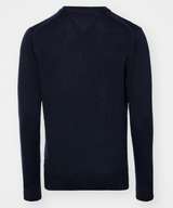 Tommy Hilfiger Cashmere Navy V-Neck Knit Navy