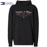 Tommy Hilfiger New York City Logo Hoodie Black