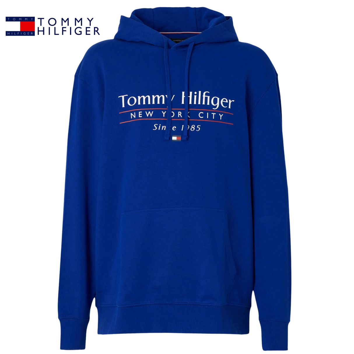 Tommy Hilfiger New York City Logo Hoodie Blue