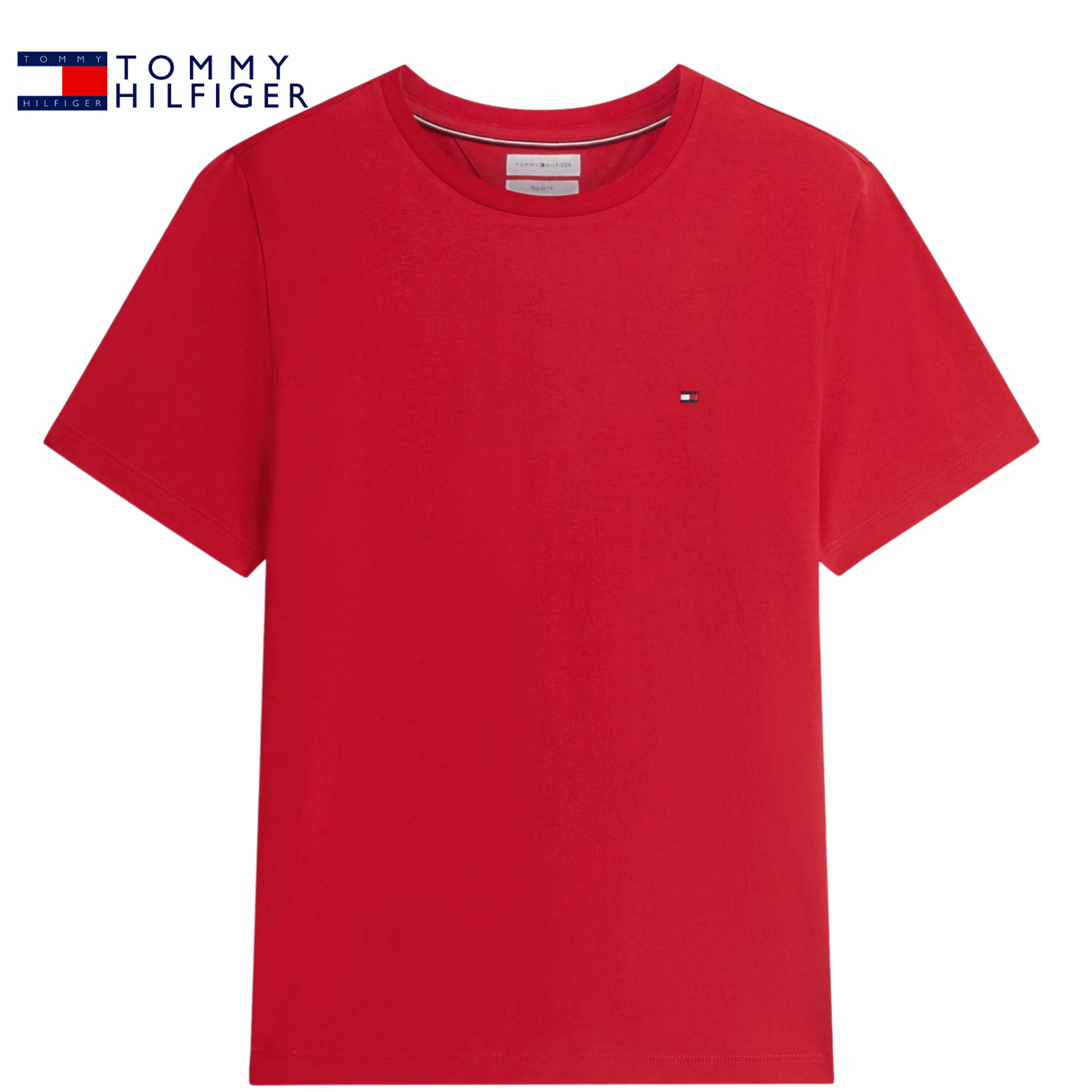 Tommy Hilfiger Seasonal Solid Red Tee Red