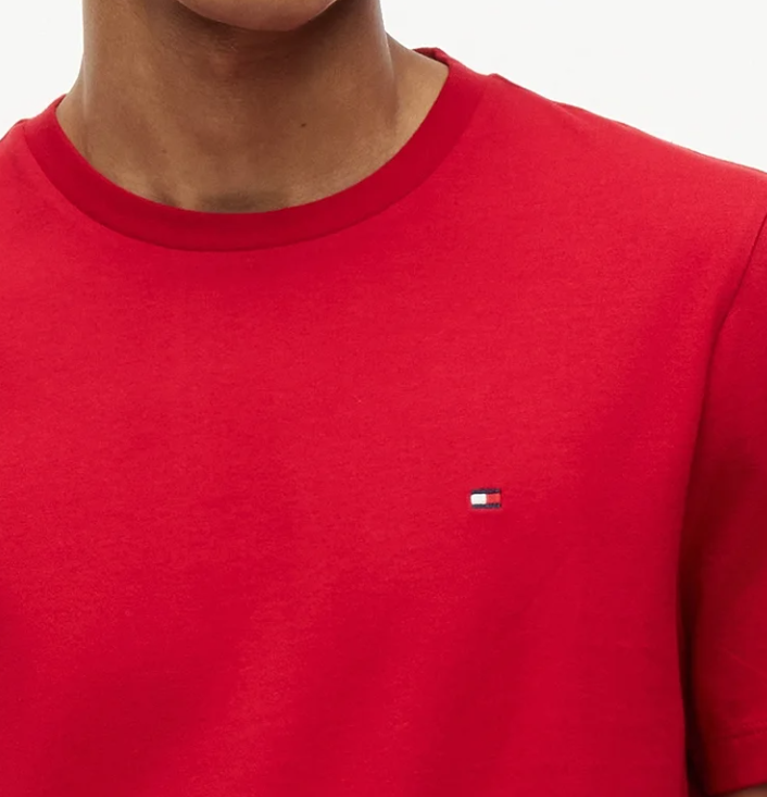 Tommy Hilfiger Seasonal Solid Red Tee Red