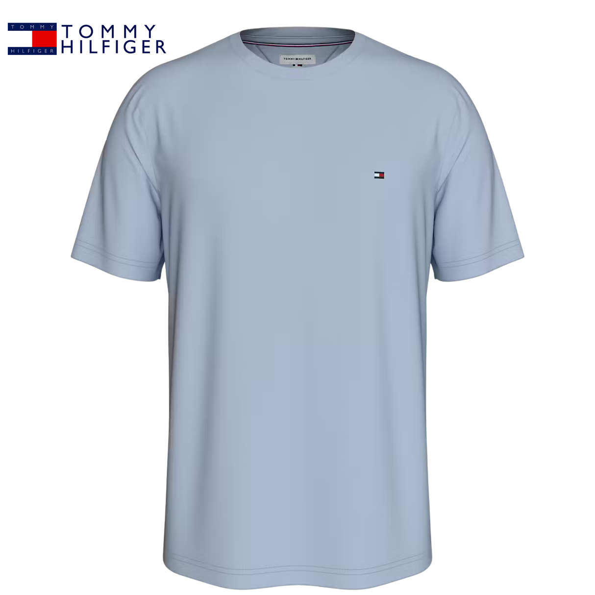 Tommy Hilfiger Core Logo Sky Blue Tee Blue