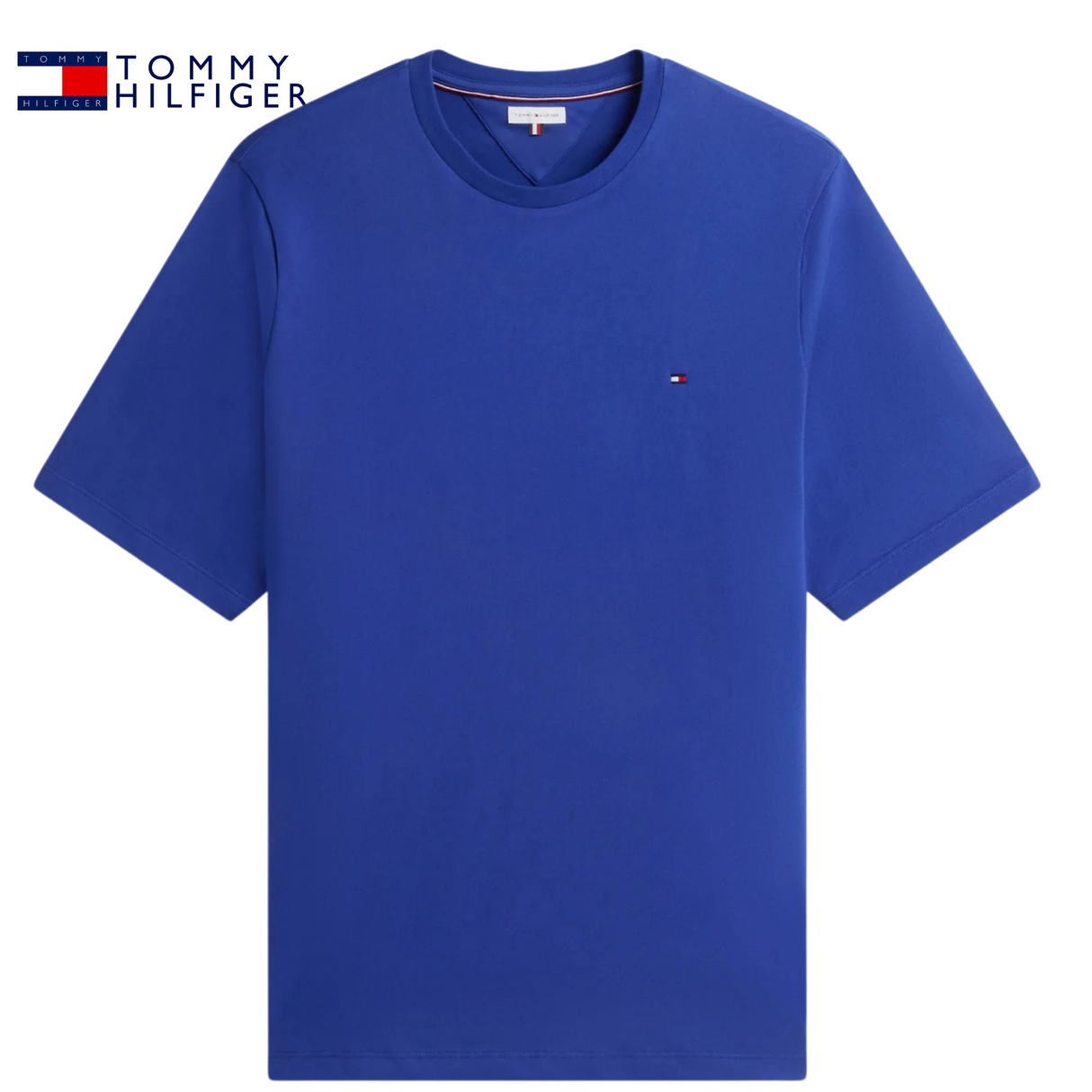 Tommy Hilfiger Seasonal Solid Blue Tee Blue