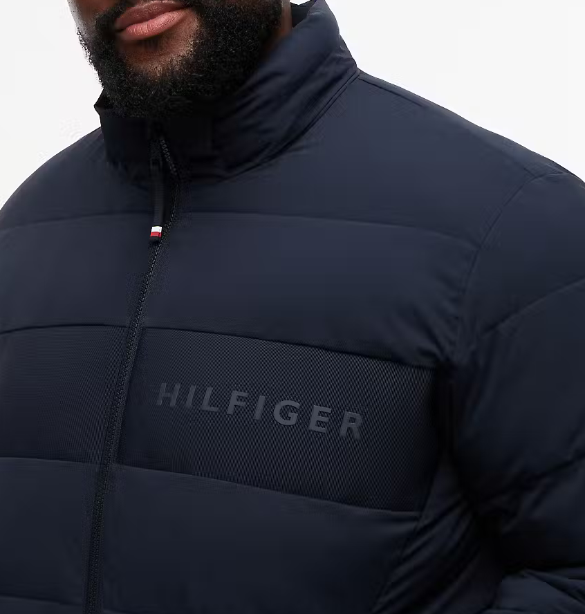 Tommy Hilfiger Detachable Hood Puffer Navy
