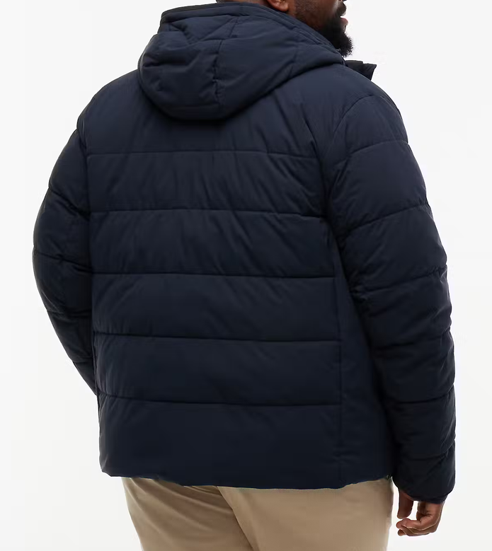 Tommy Hilfiger Detachable Hood Puffer Navy