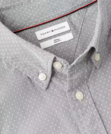 Tommy Hilfiger Flex Grey Spotted Shirt Grey