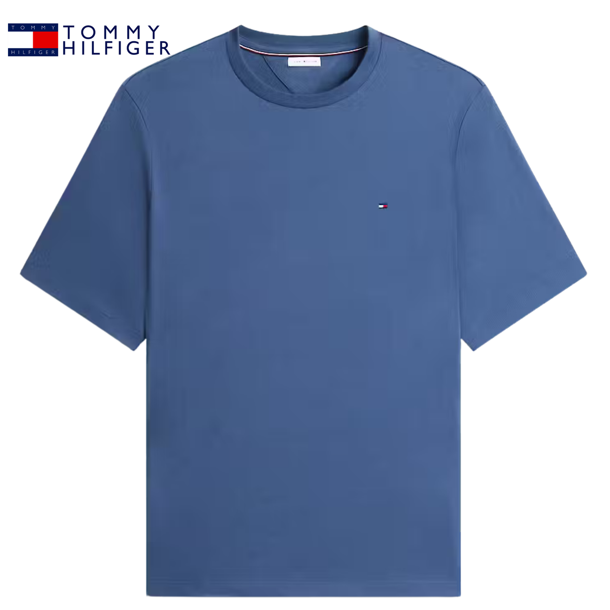 Tommy Hilfiger Essential Logo Sea Tee Blue