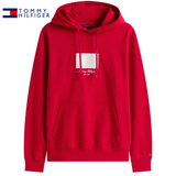 Tommy Hilfiger Red Flag Hoodie Red