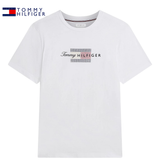 Tommy Hilfiger Script Flag Logo Tee White