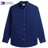 Tommy Hilfiger Flex Dobby Navy Shirt Navy