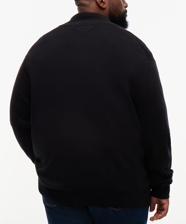 Tommy Hilfiger Cashmere Full Zip Knit Black