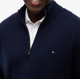 Tommy Hilfiger Full Zip Cashmere Knit Navy