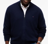 Tommy Hilfiger Full Zip Cashmere Knit Navy