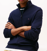 Tommy Hilfiger Navy Full Zip Cashmere Navy
