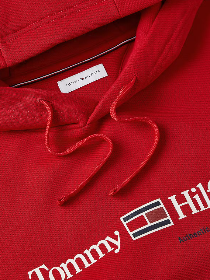 Tommy Hilfiger Love Graphic Red Hoodie Red