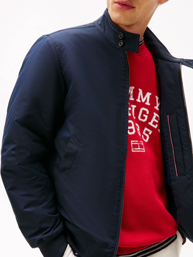 Tommy Hilfiger Classic Navy Harrington Navy