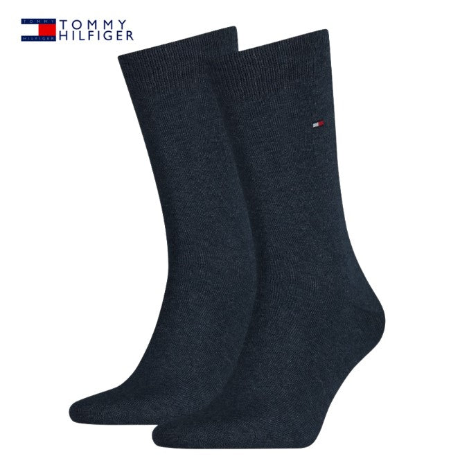 Tommy Hilfiger 2-Pack Denim Logo Socks Blue
