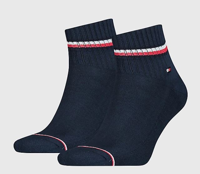 Tommy Hilfiger 2-Pack Navy Ankle Socks Navy