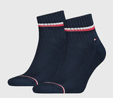 Tommy Hilfiger 2-Pack Navy Ankle Socks Navy