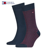 Tommy Hilfiger 2-Pack Red & Navy Sock Navy