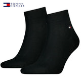 Tommy Hilfiger 2-Pack Quarter Black Sock Black